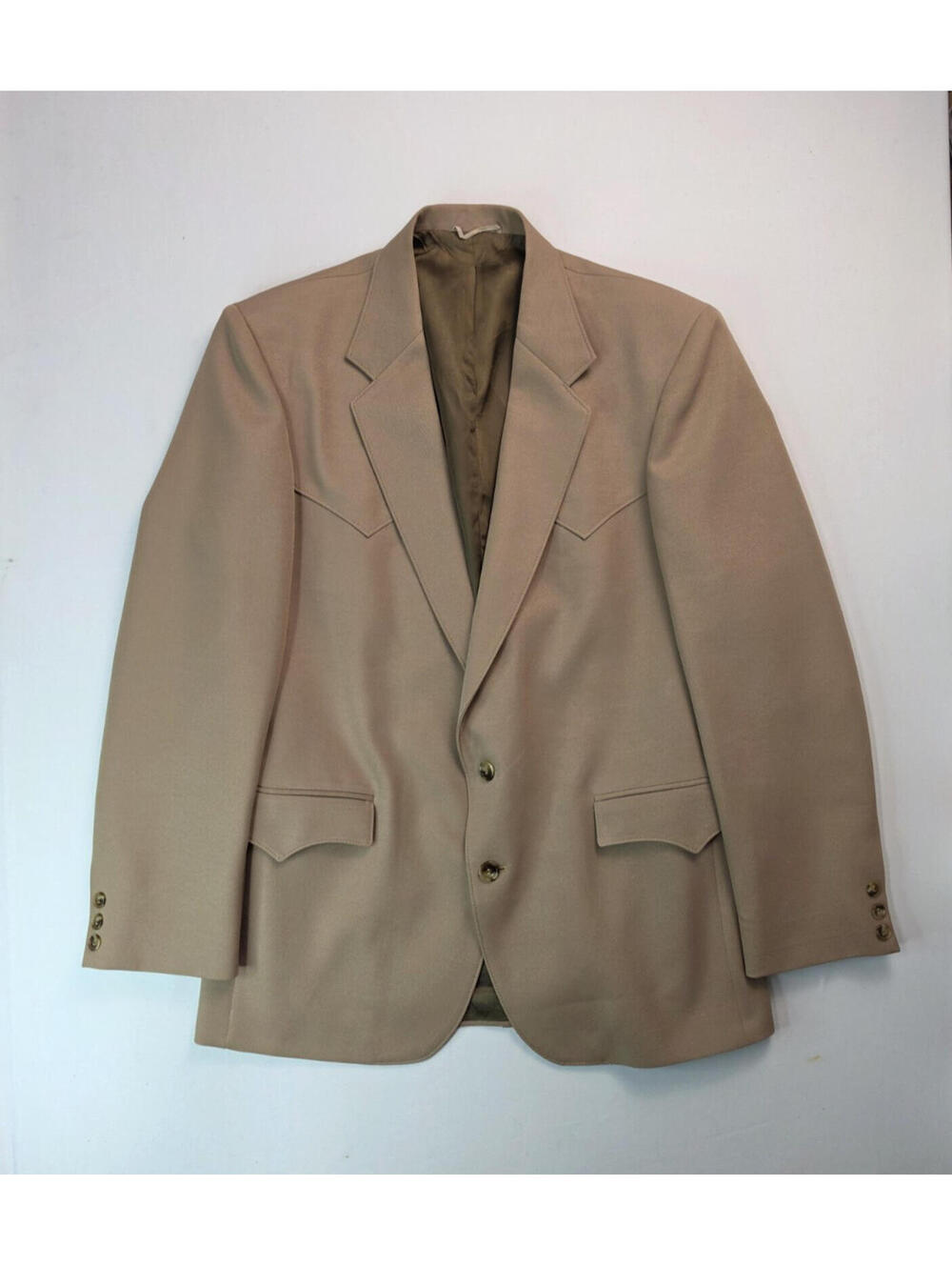 Sheplers Vintage Western Yoke Brown Blazer Jacket Mens Size 42R Large L